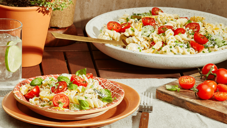 CREAMY GARDEN PASTA SALAD